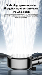 6-Function High-Pressure Shower Head