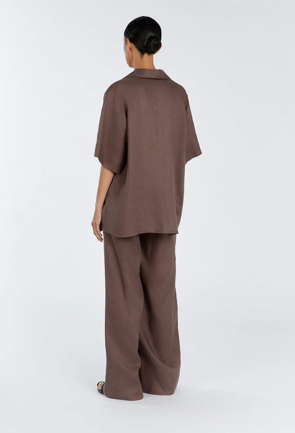 Brown Linen Co ord set | Co-ord set | Linen Clothing | 100% Organic Linen