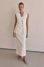 Linen Vest for Women
