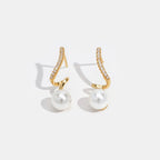 Pearl Wave Earring